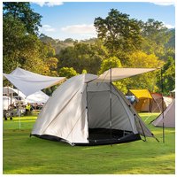 Living and Home 2.5 x 1.4M 2-Person Camping Foldable Tent in Khaki