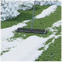 Living and Home Lawn Levelling Rake Multiple Sizes Garden Lawn Lute with Detachable Handle & Serrated Design for Levelling Soil, Grass, Golf Field