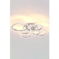 6 Light Adjustable RGB LED Ceiling Light Remote Control