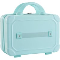 H&O Direct Lightweight Hard Shell Travel Cosmetic Case in Blue