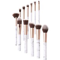 SHEONLY Set of 12 Professional Makeup Brush Tools in White