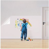 Living and Home 5x0.6m Length Clear Static Cling Removable Wall Protector
