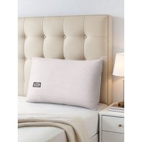 Living and Home Breathable Wheat Ear Embossed Quilted Pillow Insert in White
