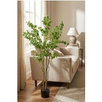 Living and Home 1.8m Artificial Fuchsia Tree Potted Plant Home Decor for Living Room, Hallway & Office in Green