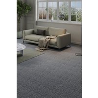 Living and Home 20Pcs 50x50cm Asphalt Backed Carpet Floor Tiles in Light Grey | Size: 50x50 cm