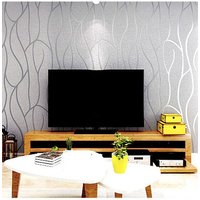 3D Wave Curved Embossed Wallpaper Living Room & Bedroom 9.5x0.53m
