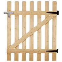 Ledged & Braced Wooden Garden Pine Fence Gate cm x 90 cm