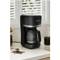 Living and Home 1.5L Drip Coffee Machine 35-min Keep-Warm Duration with Removable Filter Basket in Black