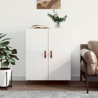Berkfield Home Sideboard High Gloss White 69.5x34x90 cm Engineered Wood