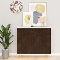 Berkfield Home Self-adhesive Furniture Film Dark Oak 500x90 cm PVC in Brown
