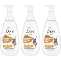 Dove Care Hypoallergenic Skin Care Foaming 'Body Wash', 3x 400ml in White