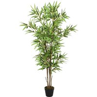 Berkfield Home Artificial Bamboo Tree 552 Leaves 120 cm Green