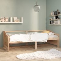 Berkfield Home 3-Seater Day Bed Solid Pinewood 90x200 cm in Brown