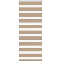 Berkfield Home Zebra Blind Sand Brown 65x100 cm Fabric Width 60.9 cm Polyester