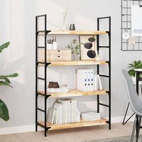 Berkfield Home Floating Shelf 80x30x4 cm Untreated Solid Wood Acacia in Brown | Size: 80 x 30 x 4 cm