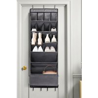H&O Direct Door Hanging Organizer for Shoes & Bags in Grey