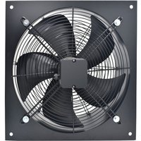 Living and Home Ventilation Wall-Mounted Exhaust Axial Fan 16-inch in Black