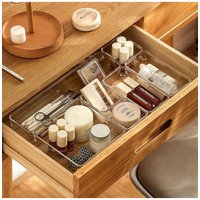 Living and Home 12PCS Clear Drawer Organizer Storage Container Box Multifunctional Organizer