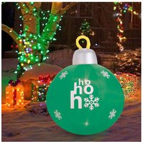 Living and Home 1.2M Christmas Inflatables Lights Large Bulb in Green