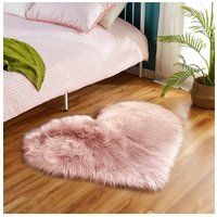 Heart Shaped Super Soft Shaggy Area Rug cm x 60 cm