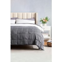 Living and Home Weighted Blanket Cooling and Breathable Heavy Blanket for All-Season 100x155cm, 3.5 kg in Grey | Size: 100x155 cm