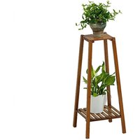 Vintage Tiered Indoor Plant Stand Solid Wood Display Shelf
