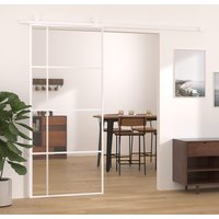 Berkfield Home Sliding Door ESG Glass & Aluminium 90x205 cm White