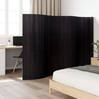 Berkfield Home Room Divider Black 165x600 cm Bamboo