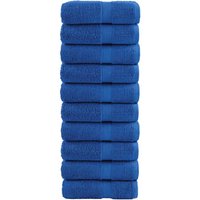 Berkfield Home Premium Soap Towels SOLUND 10pcs Blue 30x30cm 600gsm