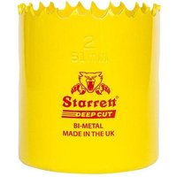 Starrett Dch160M Deep Cut Bi-Metal Holesaw 160Mm in Yellow