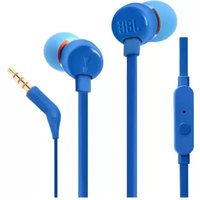 JBL T110 Universal In-Ear Headphones with Remote Control & Microphone in Blue