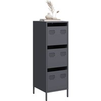 Berkfield Home Highboard Anthracite 39x35x103.5 cm Steel
