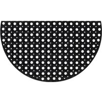 Door Mat Half Round 45x75 cm Rubber
