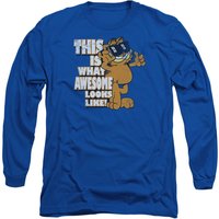 Awesome Long Sleeve T Shirt Royal