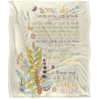 Slingshot Publishing Some Days Silky Touch Super Soft Throw Blanket 152 X 127 cm in White