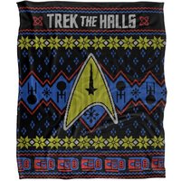 Halls Ugly Christmas Sweater Silky Touch Super Soft Throw Blanket 152 X 127 cm