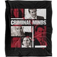 Criminal Minds Character Boxes Silky Touch Super Soft Throw Blanket 152 X 127 cm