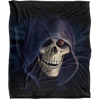 JQ Licensing Royce Mcclure Grim Reaper Silky Touch Super Soft Throw Blanket 152 X 127 cm in White