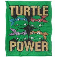 TMNT Turtle Power Silky Touch Super Soft Throw Blanket 152 X 127 cm