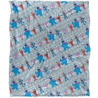 Holiday Snow Character Pattern Silky Touch Super Soft Throw Blanket 152 X 127 cm
