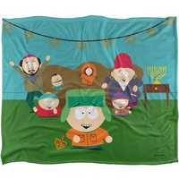 South Park Kyle Hanukkah Silky Touch Super Soft Throw Blanket 152 X 127 cm in White