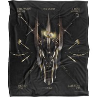 Bros. Lord Rings Sauron Runes Silky Touch Super Soft Throw Blanket 152 X 127 cm