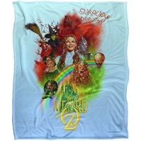 Bros. Wizard Oz Poster Silky Touch Super Soft Throw Blanket 152 X 127 cm