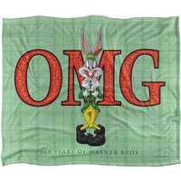 Bros. Bugs Bunny Elf Omg Silky Touch Super Soft Throw Blanket 152 X 127 cm