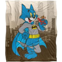 Bros. Tom Batman Superman Jerry Heros City Silky Touch Super Soft Throw Blanket 152 X 127 cm