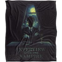 Bros. Interview Vampire Silhouette Silky Touch Super Soft Throw Blanket 152 X 127 cm