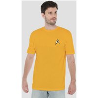 Star Trek Command Uniform T-Shirt, Gold | Size: Large