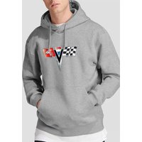 Chevrolet 2Nd Gen Vette Nose Emblem Hoodie Athletic Heather