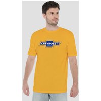 Chevrolet & Gold Vintage Bowtie T Shirt Gold