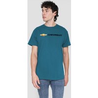 Chevrolet Chevy Bowtie Wide Front T Shirt Slate